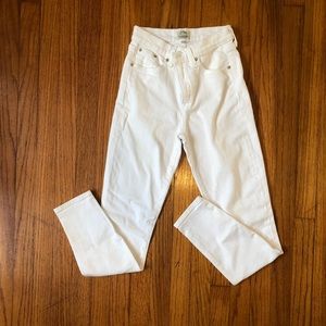 J. Crew Toothpick White Jeans